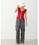 FLORAL PATTERN SATIN CARGO PANTS