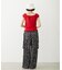 FLORAL PATTERN SATIN CARGO PANTS