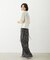 FLORAL PATTERN SATIN CARGO PANTS