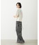 FLORAL PATTERN SATIN CARGO PANTS