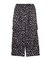 FLORAL PATTERN SATIN CARGO PANTS