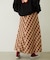 FLARE PLAID SKIRT