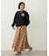 FLARE PLAID SKIRT