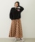 FLARE PLAID SKIRT