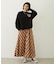 FLARE PLAID SKIRT