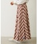 FLARE PLAID SKIRT