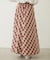 FLARE PLAID SKIRT