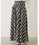 FLARE PLAID SKIRT