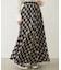 FLARE PLAID SKIRT