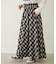 FLARE PLAID SKIRT