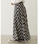 FLARE PLAID SKIRT