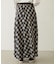 FLARE PLAID SKIRT