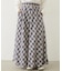 FLARE PLAID SKIRT