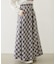 FLARE PLAID SKIRT