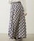 FLARE PLAID SKIRT