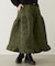 QUILTED FLARED SKIRT