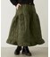 QUILTED FLARED SKIRT