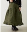 QUILTED FLARED SKIRT