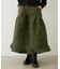 QUILTED FLARED SKIRT