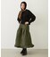 QUILTED FLARED SKIRT