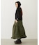 QUILTED FLARED SKIRT