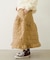 QUILTED FLARED SKIRT