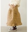 QUILTED FLARED SKIRT