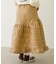 QUILTED FLARED SKIRT