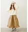 QUILTED FLARED SKIRT