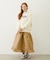 QUILTED FLARED SKIRT