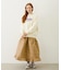 QUILTED FLARED SKIRT