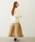 QUILTED FLARED SKIRT