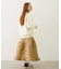 QUILTED FLARED SKIRT