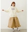 QUILTED FLARED SKIRT