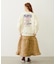 QUILTED FLARED SKIRT