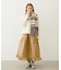 QUILTED FLARED SKIRT