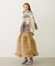 QUILTED FLARED SKIRT