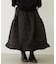QUILTED FLARED SKIRT