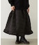 QUILTED FLARED SKIRT