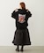 QUILTED FLARED SKIRT