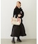 QUILTED FLARED SKIRT