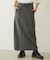 FADED SWEAT LONG SKIRT