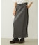 FADED SWEAT LONG SKIRT