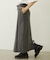 FADED SWEAT LONG SKIRT