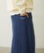 FADED SWEAT LONG SKIRT