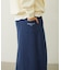 FADED SWEAT LONG SKIRT