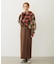 FADED SWEAT LONG SKIRT