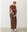 FADED SWEAT LONG SKIRT