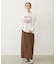 FADED SWEAT LONG SKIRT