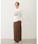 FADED SWEAT LONG SKIRT